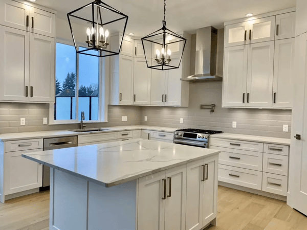 Solid Color Wood Shaker cabinet style